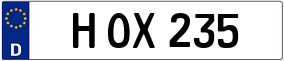 Truck License Plate